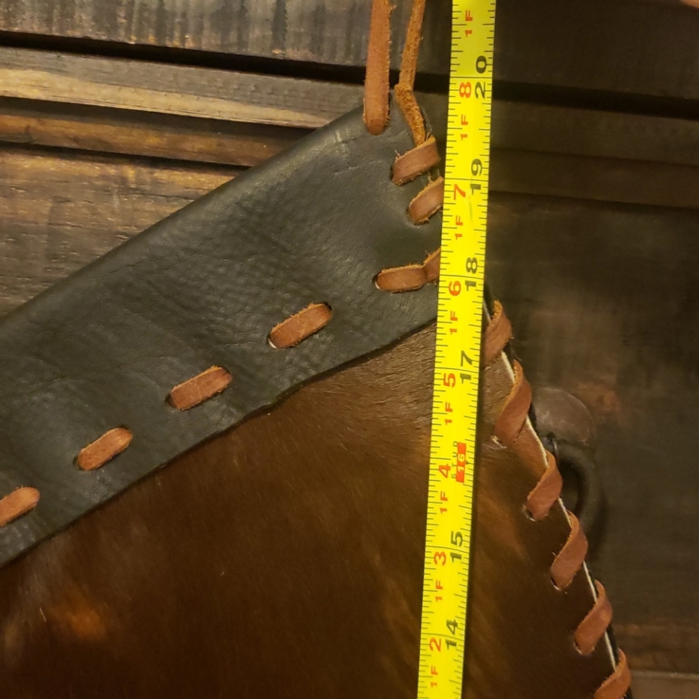 Handmade Cowhair Leather🎄 Stocking - Picture 7 of 7
